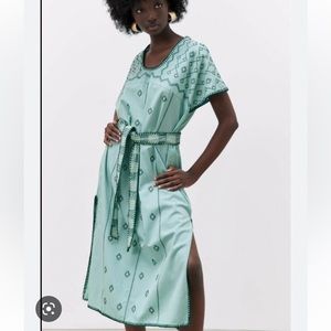 NWT Zara Linen Tunic Dress